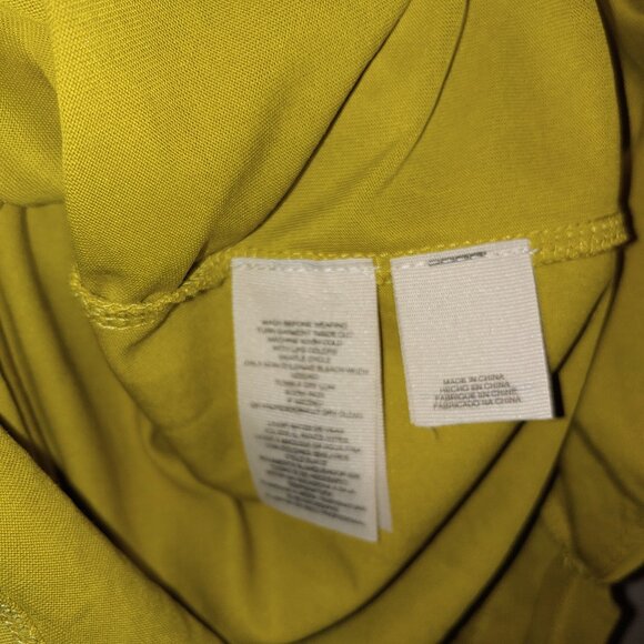 Rachel Roy Mini dress Size M Mustard Yellow - Picture 6 of 7